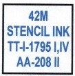 42M (FORMERLY 1045) STENCIL INK